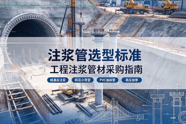 永修注浆管选型标准