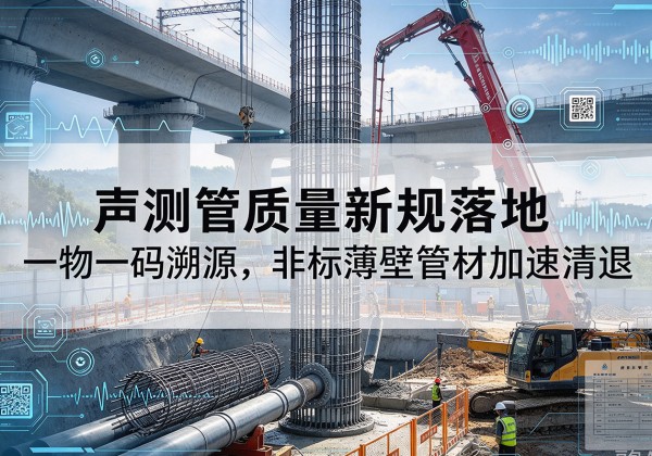 永修声测管质量新规落地，一物一码溯源，非标薄壁管材加速清退