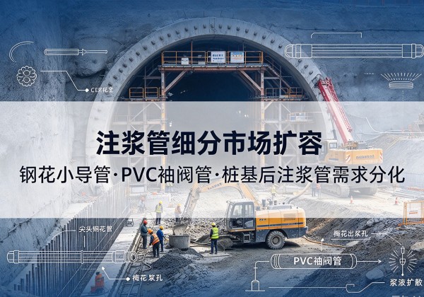 永修注浆管细分市场扩容，隧道钢花小导管、PVC 袖阀管、桩基后注浆管需求分化